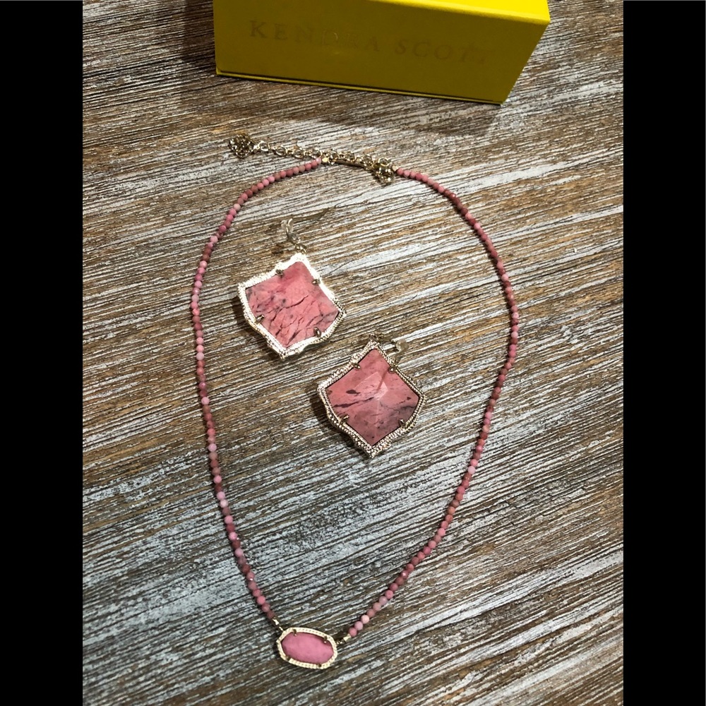 Kendra Scott Pink Rhodonite Jewelry